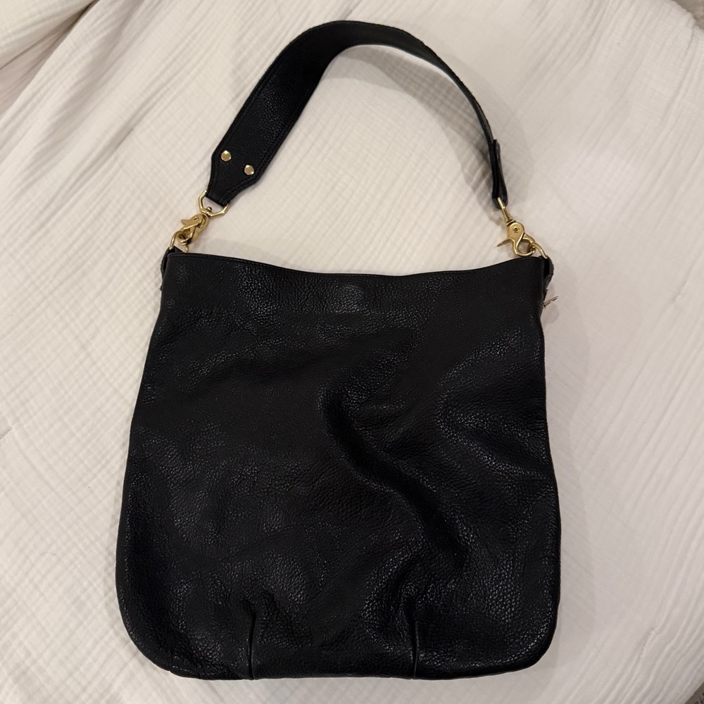 Clare V Veronique Bag in Toledo Pebble Black - Picture 4 of 5